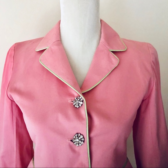 Molly B Blazer w/Rhinestone Buttons Dry Cleaned! 4 - Picture 2 of 8